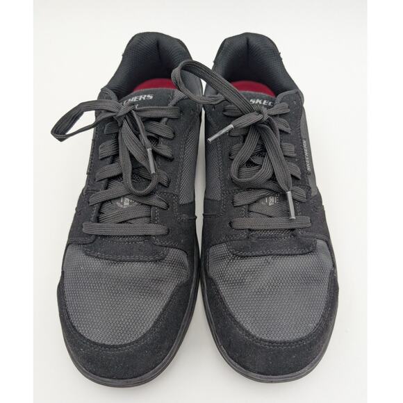 Skechers Watab Jaggit Comp Toe Athletic Shoes Men's Black Size US10 EU43 - Picture 10 of 13